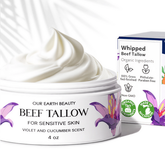 Violet Cucumber Whipped Tallow Balm