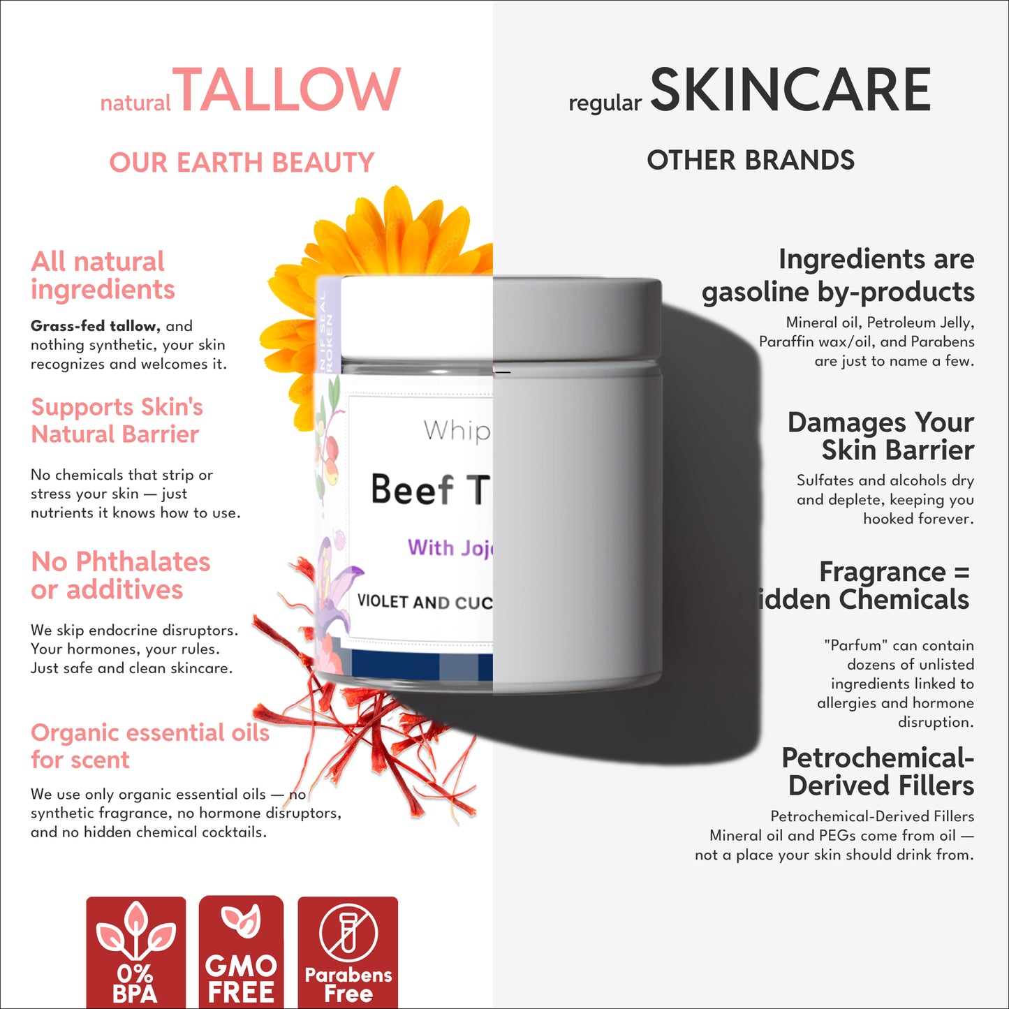 Violet Cucumber Whipped Tallow Balm