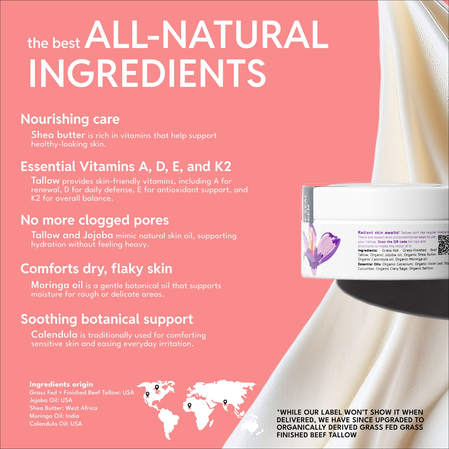 Violet Cucumber Whipped Tallow Balm